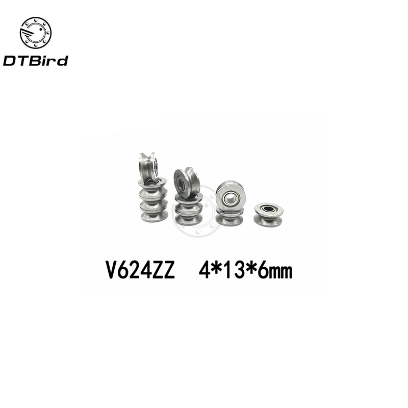 20pcs 624VV V V624ZZ ׷    V ׷ 4X13X6mm 2  2.5mm 